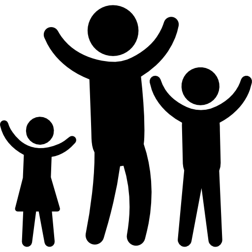 Icon with three people